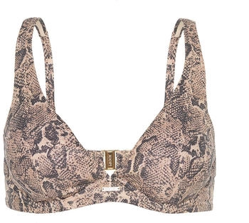 Joop! Triangel-Bikini-Top python glänzend