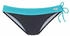 Buffalo Bikini-Hose Florida Zierschleife türkis schwarz