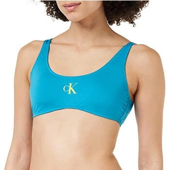 Calvin Klein Bikinitop Bralette Gepolstert blau turquoise