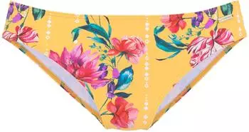 Sunseeker Bikini-Hose Modern Blumendruck gelb