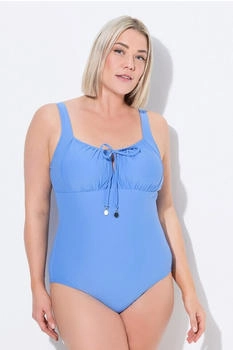 Ulla Popken Badeanzug Stahlblau
