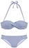 s.Oliver Bügel-Bandeau-Bikini hellblau weiß