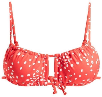 Roxy Beach Classics Zweiteiliges Outfit Top poppy red dancing ditsy swim
