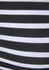 Venice Beach Summer Bustier-Bikini-Oberteil schwarz/weiß