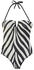French Connection Badeanzug Cup A/B schwarz-creme
