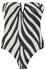 French Connection Badeanzug Cup A/B schwarz-creme