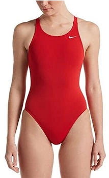 Nike Swim Hydrastrong Solids Fast Back 2.0 Badeanzug (NESSA001-614) feuerrot/wei&szlig;