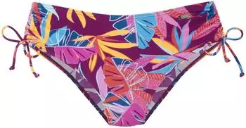 Buffalo Soleil Bikini-Hose in h&ouml;herer Schnittform berry bedruckt