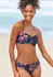 Sunseeker Modern Bügel-Bandeau-Bikini-Top mit Blumenprint (49192125) marine-bedruckt/mehrfarbig