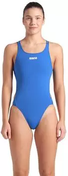 Arena Damen Badeanzug Tech Multi Solid (008054-702) royal-wei&szlig;
