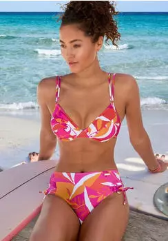 Sunseeker Allis B&uuml;gel-Bikini mit kleinen Zierringen (83410205) beere-orange