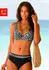 Venice Beach Bügel-Bikini schwarz/schwarz-bedruckt