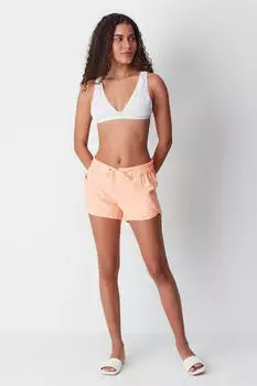 C&City Triangel Badeanzug drapiert/gerafft lachs