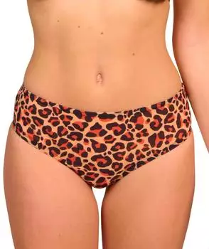 Kiniki Tan Through Sonnendurchlässiger Strandwrap cheetah