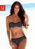 Lascana Bügel-Bandeau-Bikini (227406) schwarz/weiß