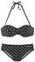 Lascana Bügel-Bandeau-Bikini (227406) schwarz/weiß