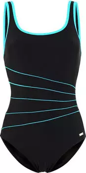 Lascana Badeanzug (527608) schwarz/blau
