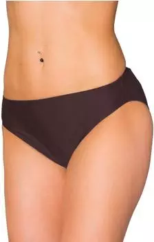 Aquarti Bikini Hose mit mittelhohem Bund braun