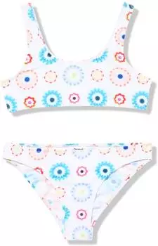 Desigual Swim_Camelia Bikini Top (24SGMK01) weiß