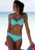 Buffalo Happy Bikinihose mit Umschlagbund (510149) türkis