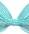 s.Oliver Bikini Bottom Scatter higher cut form (56867456) mint/weiß