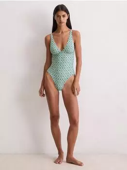 Marc O'Polo Geo Capsule Badeanzug summer pine print