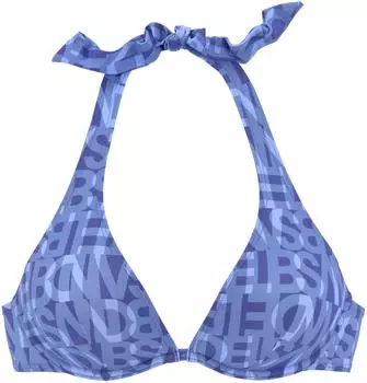 Elbsand Letra B&uuml;gel-Bikini-Top blau