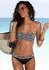 Lascana Sansa Bikini-Hose mit seitlichen Bindebändern (33906617) schwarz/creme