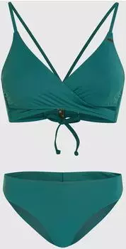O'Neill Damen Essentials Baay Maoi Bikini Set dunkelgrün