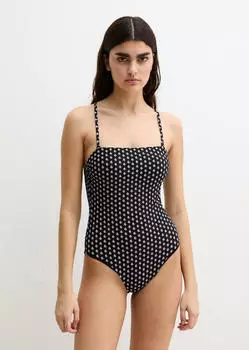 Marc O'Polo Geo Capsule Badeanzug (90759665) schwarz geo print