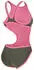 Arena One Biglogo Badeanzug (001198-691) dark sage-shocking pink