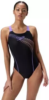 Speedo Women's Medley Logo 1 Piece schwarz