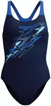 Speedo Women's Medley Logo 1 Piece (8-A000111004) peacoat/deep sapphire