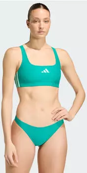 Adidas 3-Streifen V-Back Bikini (KSV72) equipment green/clear mint