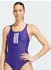 Adidas 3-Streifen-V-Back-Badeanzug (KUF71) collegiate purple/white
