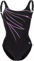 Arena 010844, ARENA Damen Badeanzug W SWIMSUIT LILI SQUARED BACK BLACK female