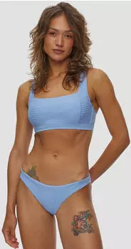 Rip Curl Premium Surf D-DD Crop Bikini Top (GSIPB1-60) light blue