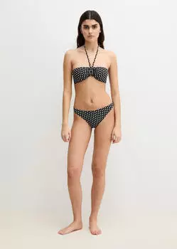 Marc O'Polo Essentials Slip enganliegend mit elastischem Bund (91575161) schwarz geo print