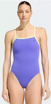 Adidas Thin Straps V-Back Swimsuit (JVC42) solar purple