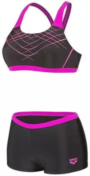 Arena Proposol Swimsuit Sport Bikini schwarz