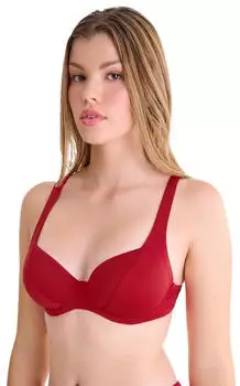 Lisca Portofino Bikini-Oberteil mit B&uuml;gel (040857) crimson red