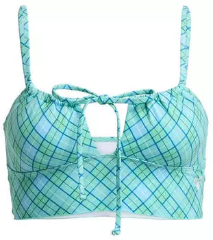 Roxy Printed Essentials Tankini-Top katydid as if plaid/grün