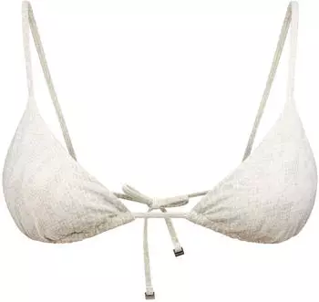 Calvin Klein Triangle Bikini Top white