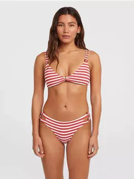 O'Neill Baay Maoi Fixed Bikini white/red o'riginals stripe