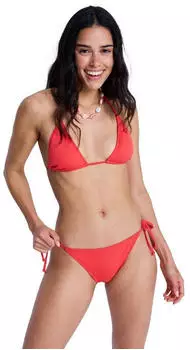 Roxy Solid Essentials Triangel-Bikini-Top hibiscus/rosa