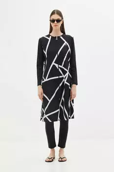 C&City Hijab Badeanzug schwarz/weiß