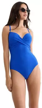 Triumph Summer Twist Badeanzug mit gepolsterten Cups (10226441) racing blau