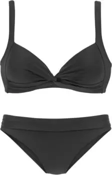Lascana Triangel-Bikini in Bralette-Form (95931429) schwarz