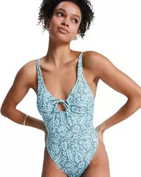 Roxy Wildside Paisley Badeanzug (3616751633250) oil gr&uuml;n wildside paisley