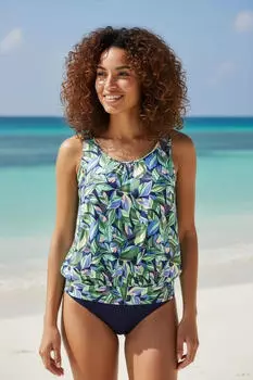 s.Oliver Avin Tankini Top (41542314) marine/gr&uuml;n/pastellgr&uuml;n/rosa